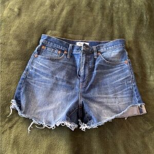 Madewell High Rise denim shorts